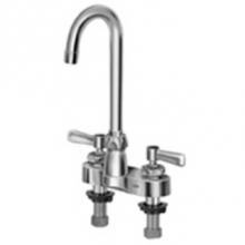 Zurn Industries Z812A1-XL-18F - -XL CENTERSET W/ 3-1/2''GOOSENECK SPOUT&2-1/2'' LEVER HANDLES ''