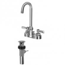 Zurn Industries Z812A1-XL-P-16F - -XL CENTERSET W/ 3-1/2''GOOSENECK SPOUT&2-1/2'' LEVER HANDLES