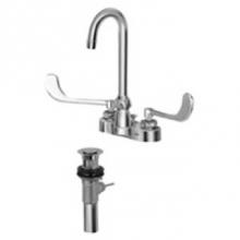 Zurn Industries Z812A6-XL-P - -XL CENTERSET W/3-1/2'' GOOSENECK SPOUT & 6'' WRIST BLADE H 'P'