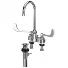 Zurn Industries Z812B6-XL-P - -XL CENTERSET W/5-3/8'' GOOSENECK SPOUT & 6'' WRIST BLADE H