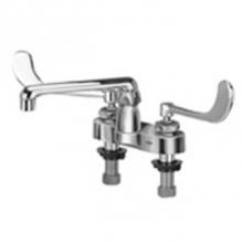 Zurn Industries Z812F6-XL - AquaSpec® centerset 6'' cast spout with 6'' wrist blade handles