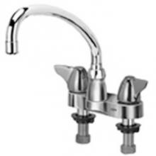 Zurn Industries Z812J3-XL - AquaSpec® centerset 9-1/2'' tubular spout with dome lever handles