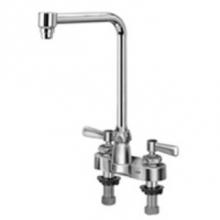 Zurn Industries Z812S1-XL-18M - FAUCET (XL), 4'' CTRSET, 8'' BENT RISER SPOUT, -4 HDL '18M'