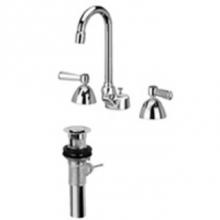 Zurn Industries Z831A1-XL-P-3F - FAUCET, WIDESPREAD FLEX HOSE, 'A', '1' POP UP  LEAD FREE '3F'