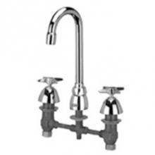 Zurn Industries Z831A2-XL - AquaSpec® widespread faucet with 3-1/2'' gooseneck and cross handles