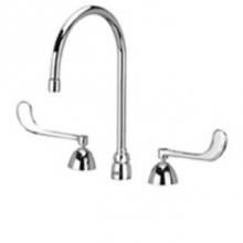 Zurn Industries Z831C6-XL-140-2F - FAUCET (XL), WIDESPREAD FLEX HOSE, ''S'' 140 RESTRICTED SWING ''2F&a