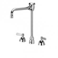 Zurn Industries Z831U1-XL - AquaSpec® widespread faucet with 6'' vacuum breaker spout and lever handles