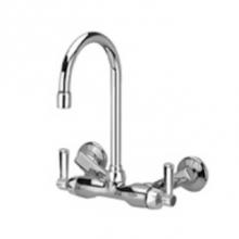 Zurn Industries Z841B1-XL - AquaSpec® wall-mount service sink faucet with 5-3/8'' gooseneck and lever handles (