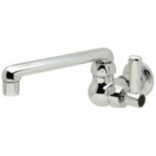 Zurn Industries Z875F1-17F - WALL MOUNTED FAUCET W/ 6'' CAST SPOUT & LEVER HANDLE