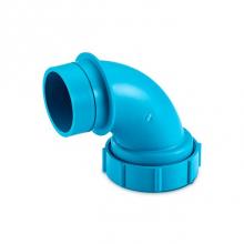 Zurn Industries Z9A-E90S-2 - Z9A-E90S-2  PP 2'' Spigot End 90deg. Elbow and Locknut P.N. 628470016