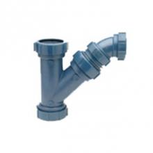 Zurn Industries Z9A-PYRB-2X112F - 2'' x 1 1/2'' PVDF Reducing Combination WYE and 45 degree Elbo