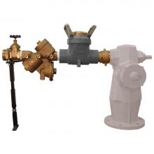 Zurn Industries 2-975XLHBMCFM - 2'' 975XLHBM Hydrant Backflow Meter Assembly with cu. ft. register