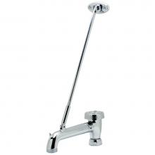 Zurn Industries G61995 - AquaSpec® 7 1/2'' Cast Spout with Top Brace and Pail Hook, Chrome-Plated