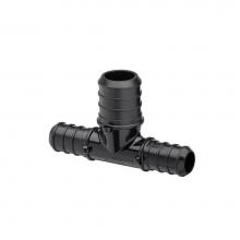 Zurn Industries QQPT334X - Polymer Tee - 1/2'' Barb x 1/2'' Barb x 3/4'' Barb