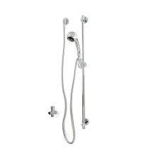 Zurn Industries Z7000-HW11 - Temp-Gard® Hand/Wall Shower with Supply Elbow, Flange, 60'' Hose, and 30'&apos