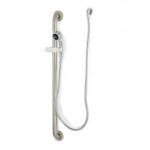 Zurn Industries Z7000-HW14 - HW SHOWER, 36'' GRAB BAR, 60'' METAL HOSE