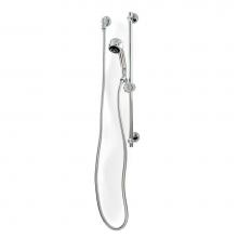 Zurn Industries Z7000-HW2 - Temp-Gard® Hand/Wall Shower with Supply Elbow, Flange, 69'' Hose, and 24'&apos