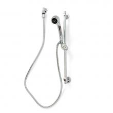 Zurn Industries Z7000-HW6-H7 - Temp-Gard® Hand/Wall Shower with Supply Elbow, Flange, 60'' Hose, 24'' Sl