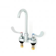 Zurn Industries Z812A4-XL-FC0.5 - 4'' CENTERSET GOOSENECK FAUCET W/0.5 FLOW CONTROL
