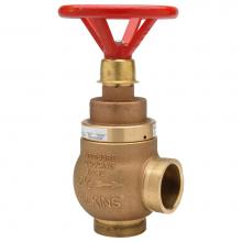 Zurn Industries ZW4004GSS-S - Pressure-Tru® Pressure Reducing Floor Control Angled Sprinkler Valve Groove x Groove w/Superv