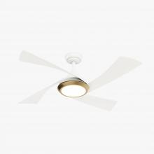 Casablanca Fan Company 52847 - Casablanca 52 in Vespucci Fresh White Damp Rated Ceiling Fan with LED Light Kit and Handheld Remote