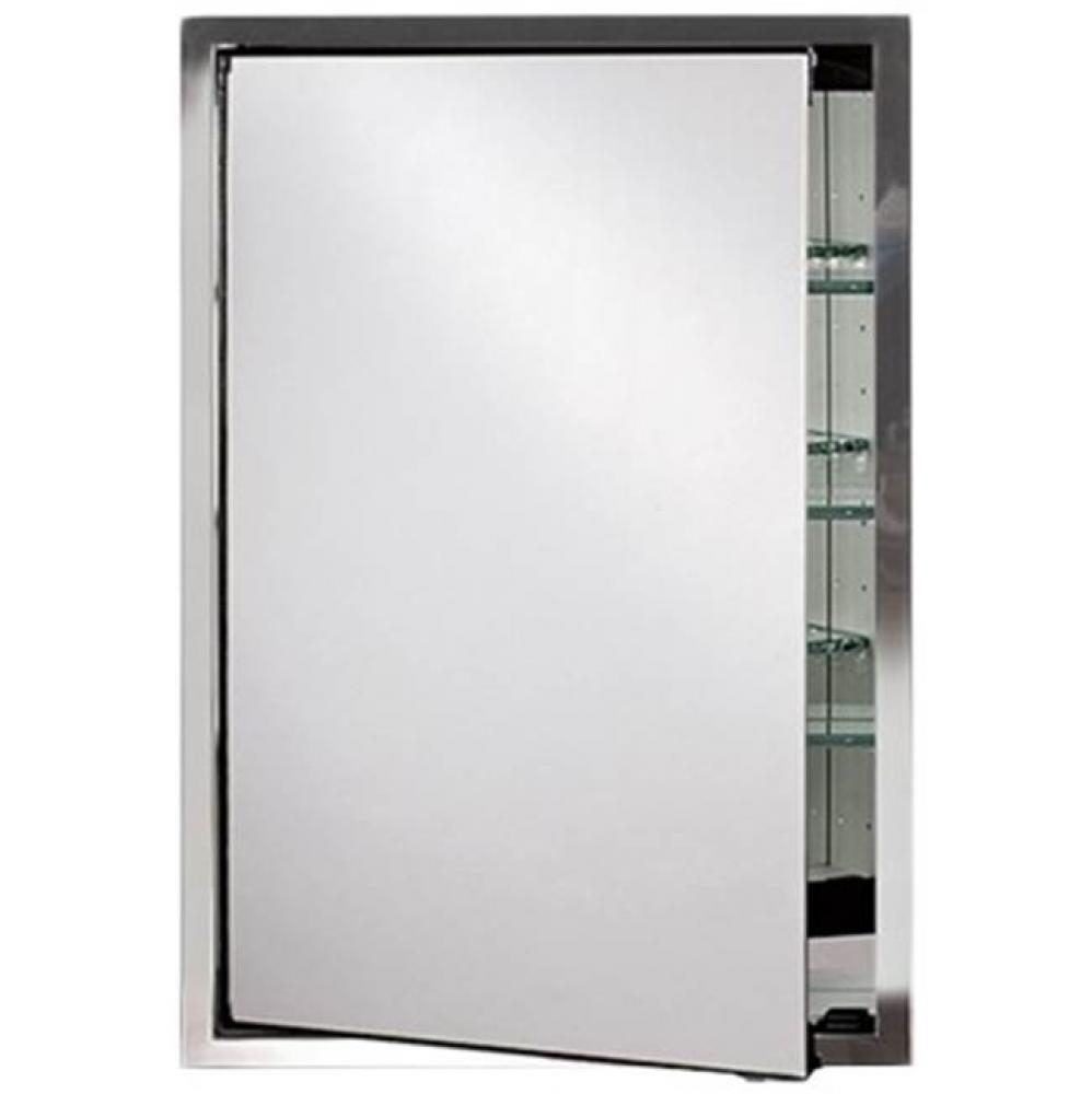 Urban Steel 1''Stainless Frame Med Cabinet-Brushed-Small 15 1/2 X28