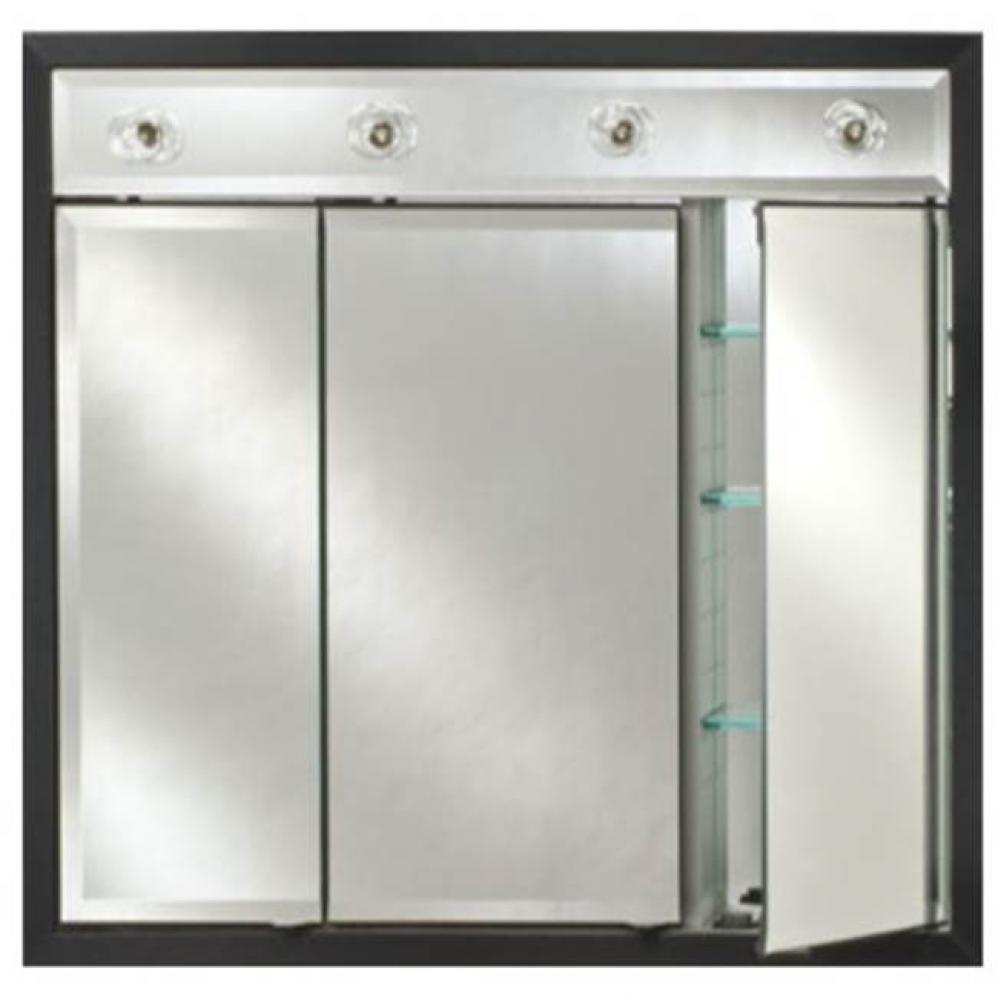 Td/Lc 38X34 Recessed Soho Fluted Chrome