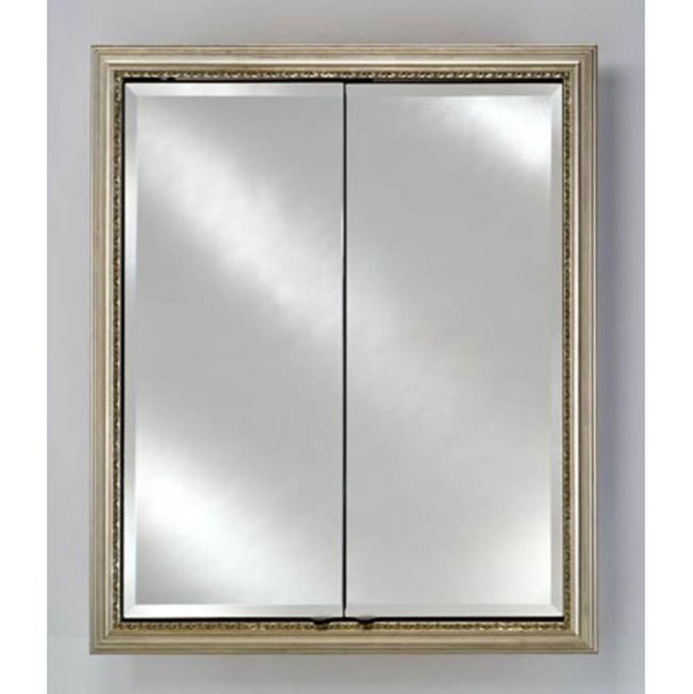 Double Door 24X30 Recessed Polished Glimmer- Flat-1.25''