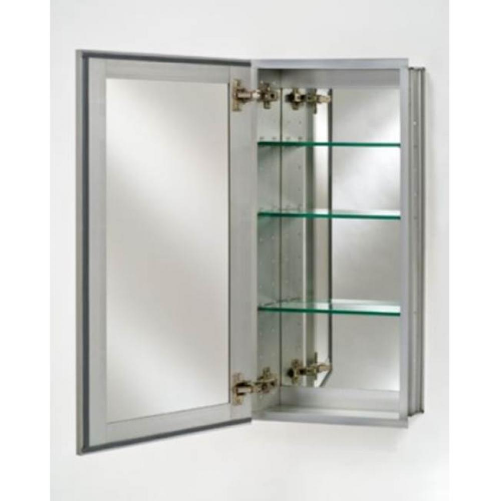 Single Door 20X30 Recessed Polished Glimmer- Flat- 1.25''