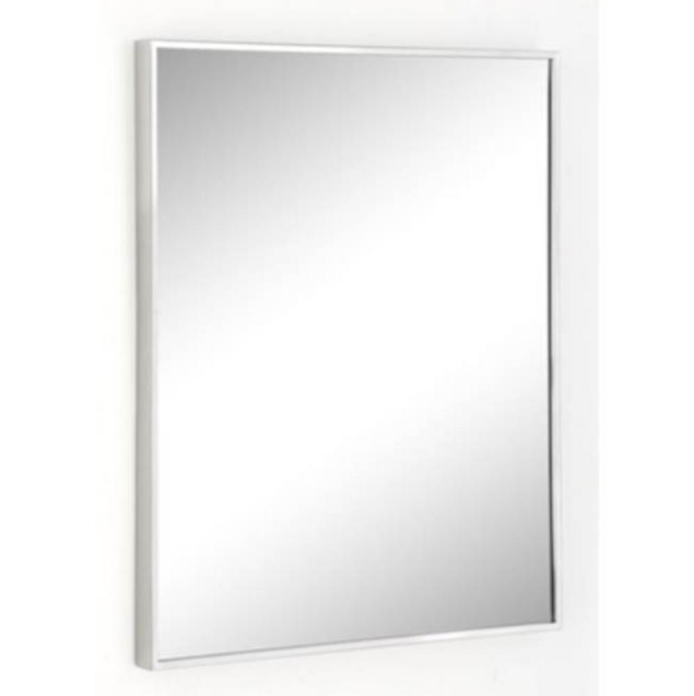 24X30 -3/8'' Frame Urban Steel Wall Mirror-Brushed Stainless
