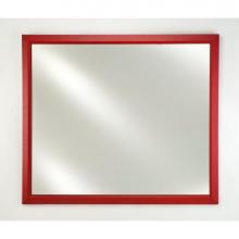 Afina Corporation FM2026COLRD - Framed Mirror 20X26 Colorgrain Red Plain