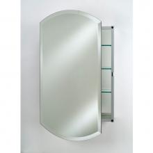 Afina Corporation SD1622RDBA-BV - Single Door 16X22(16X26 O/D) Recessed Double Arch Beveled