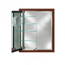Afina Corporation DD3430RELGSV - Triple Door 34X30 Recessed Polished Glimmer- Scallop
