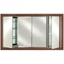 Afina Corporation FD5830RGLISC - Four Door 58X30 Recessed Polished Glimmer Scallop
