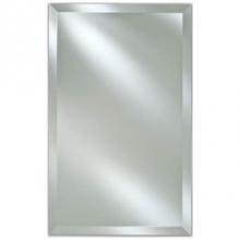 Afina Corporation SD1626RBSXFB - Single Door 16X26 Recessed Basix Frameless Beveled