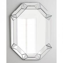 Afina Corporation ML-2842-O - 28X42 Modern Luxe Decortive Mirror Octagonal Contemporary