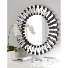 Afina Corporation ML-36-R - 30X42 Modern Luxe Decortive Mirror Round Contemporary