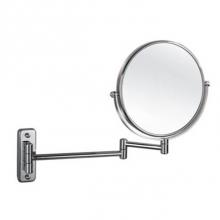 Afina Corporation MW-103 - Wall Mount Makeup Mirror 8''Round- Polished Chrome