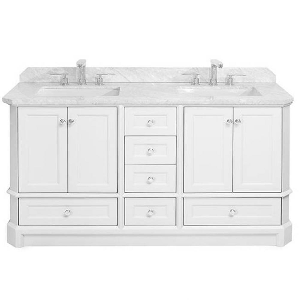 Stone Top 60-in Carrara Marble