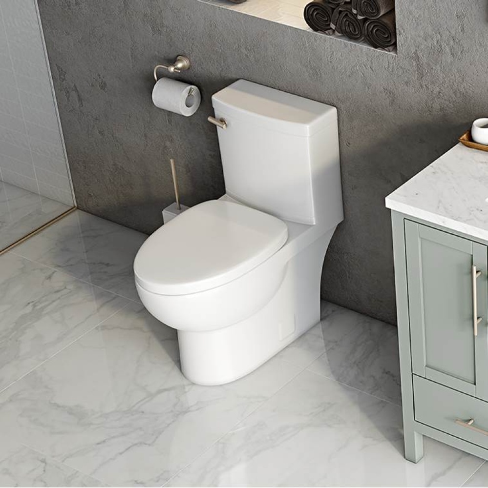 Malibu CEL Toilet Bowl Rimless 19-in Height White