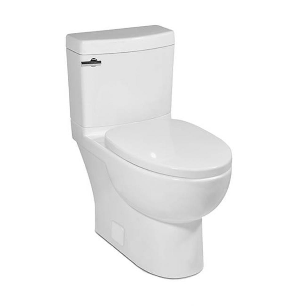 Malibu II 2P HET CEL Toilet White 12-in Rough