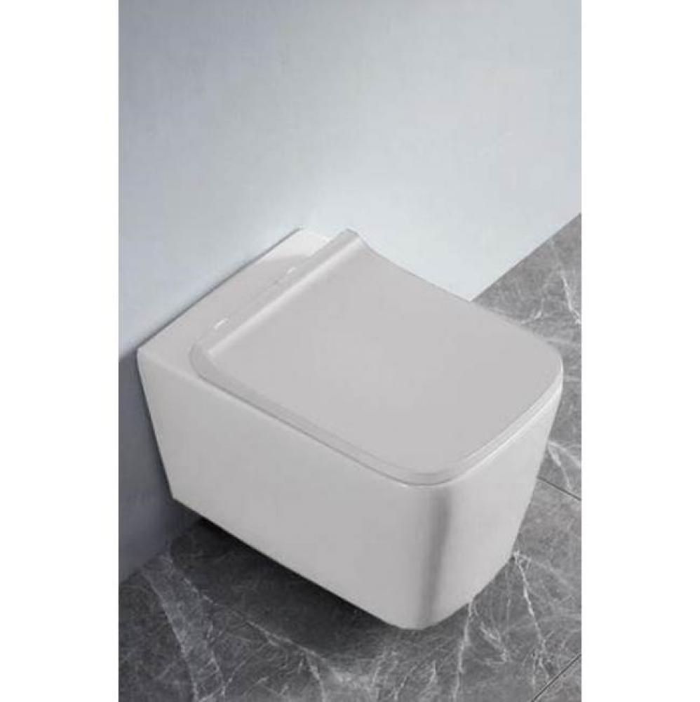 Baxter Wallhung Toilet Bowl Square White