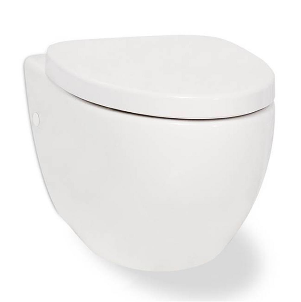 Clarity Wallhung Toilet, White