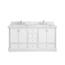 Icera 3250.602.01 - Malibu Vanity Cabinet, 60-in White