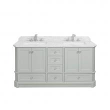 Icera 3250.602.03 - Malibu Vanity Cabinet, 60 in Ocean Grey