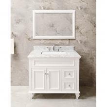 Icera V-6436.01 - Presley Vanity Cabinet, 36-in White
