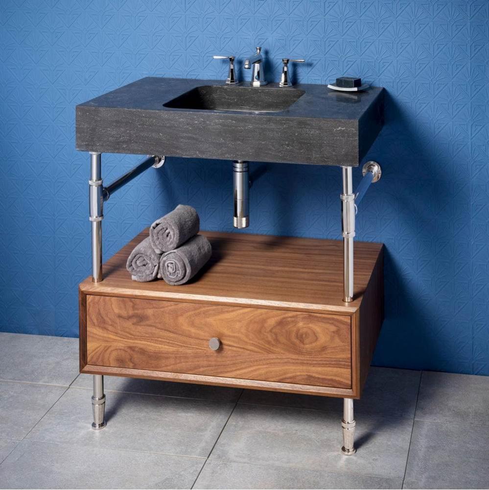 Elemental Drawer Vanity, 36'' W, With 10'' H Drawer