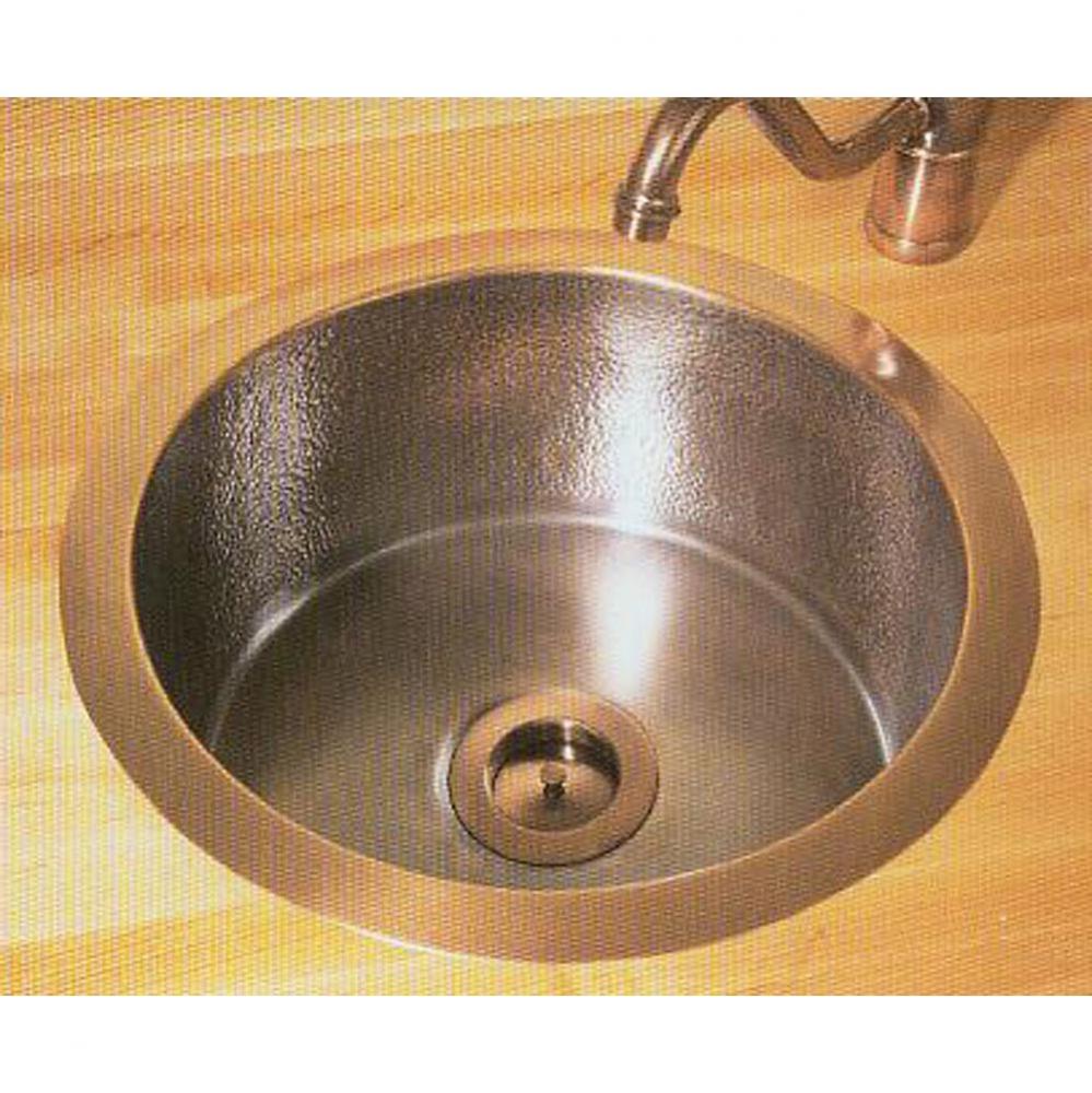 Round Copper Veggie Sink