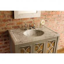 Stone Forest C90-36SK-SPST CA - 3Pc Splash Set For 36'' Vintage Washbasin