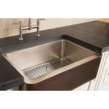 Stone Forest SG-33-CS - Stainless Steel Sink Grid For Cp-04-33 Cs, Single Basin Copper/Stainless Farmsink